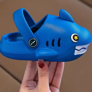 Kids Shark Slides, Cloud Shark Slippers for Boys Girls Toddler - Image 5