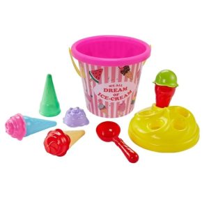 6Pcs/set Plastic Ice Cream Sand Toy Set - 30cm - Image 3