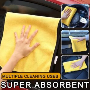 Microfiber Towel-Thick Lint Free Multipurpose Washing & Detailing - 30x40cm  800GSM - Image 3