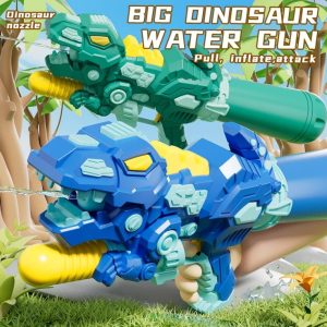 50-cm Dinosaur Water Gun for Children with Long Range up to 8-10 m as Long as Beach Water Fight Toy - Image 6