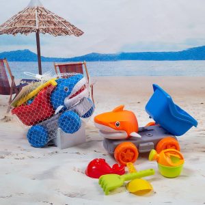 Sharks Truck Sand & Water Play Set for Toddlers & Children - 31cm
