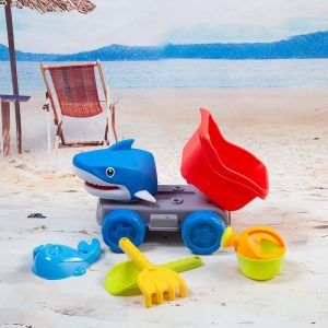Sharks Truck Sand & Water Play Set for Toddlers & Children - 31cm - Image 3