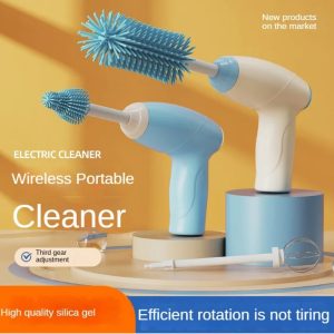 Electric Silicone Baby Bottle Cleaner Brush Set - Image 4