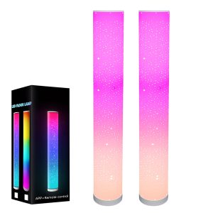 LED Floor Lamp Set of 2 Pcs