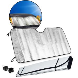 Foldable Universal Anti UV Rays Windshield Sun Shade (W130 x H60)cm