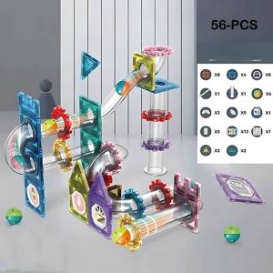 Deluxe 3D Magnetic Building Blocks - 56pcs