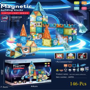 Magnetic Blocks - Build Mine Magnet World Set for Boys & Girls