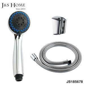 J&S 3-Pieces Shower Heads with Hose and Holder Set,  jS185678
