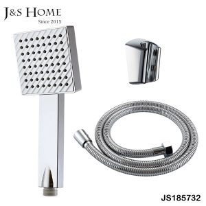 J&S 3-Pieces Shower Heads with Hose and Holder Set,  jS185732