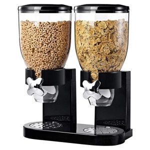 Double Cereal & Dry Food Dispenser