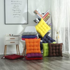 Chair Cushions 40 x 40 cm Pillow with Soft Laces - Image 2