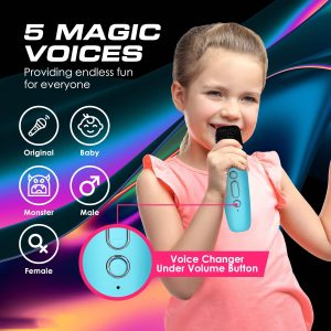 2-Pieces Mini Bluetooth Microphone With Speaker - Image 3
