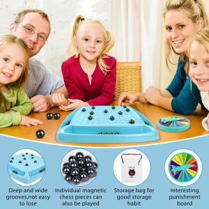 Magnetic Chess Board, Funny Table Magnetic Game - Image 6