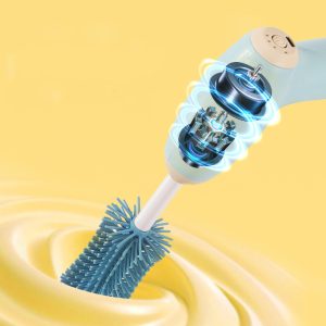 Electric Silicone Baby Bottle Cleaner Brush Set - Image 7