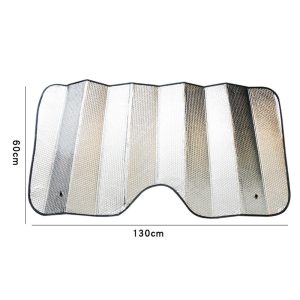Foldable Universal Anti UV Rays Windshield Sun Shade (W130 x H60)cm - Image 4