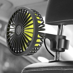 Car Rear Seat Cooling Electric Fan USB Powered Car Cooling Fan