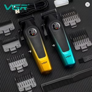 VGR 196 Professional Hair Clipper DLC Blade LED - Image 3