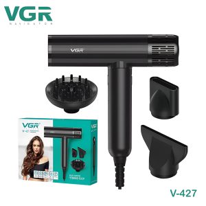 VGR V-427 Professional Hair Dryer, High-Speed 110000 RPM BLDC Motor, 1900W