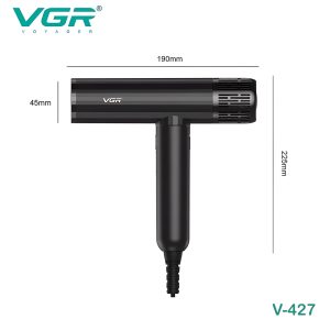 VGR V-427 Professional Hair Dryer, High-Speed 110000 RPM BLDC Motor, 1900W - Image 4
