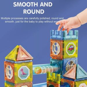 Deluxe 3D Magnetic Building Blocks - 56pcs - Image 5