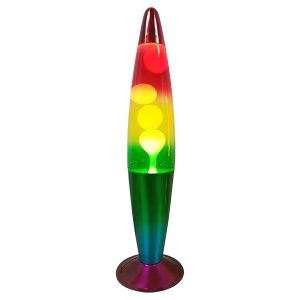 Rainbow Lava Lamp 40cm