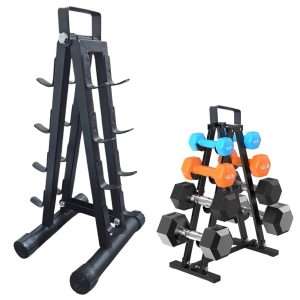 80-KG Dumbbell Rack , A-Frame Dumbbell Rack Stand 8-Dumbble