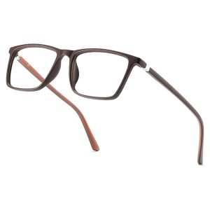 Matte Reading Glasses for Men and Women Eye Glasses - Brown