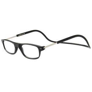 Magnetic Hanging Neck Reading Eye Glasses - Black