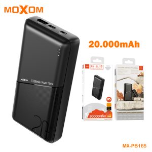 Moxom MX-PB165, Power Bank 20000mAh, PD 20W, SCP 22.5W