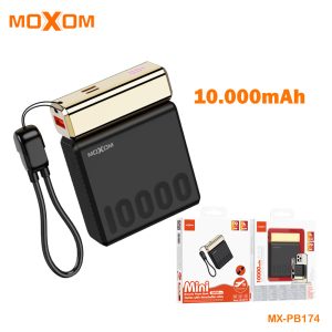 Moxom MX-PB174, Mini Brownie Power Bank 10000mAh, PD 20W, SCP 22.5W