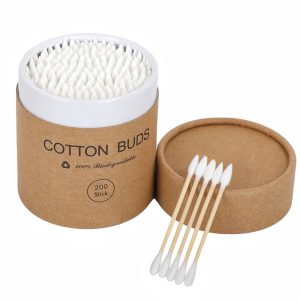 Organic Sticks Bamboo Cotton Buds 200 Count