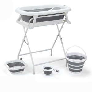 5 in 1 Newborn Foldable Bathtub with Non-Slip Stand