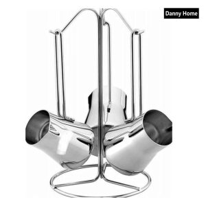 Danny Home 3-Pcs Stainless Steel Coffee Pot Set 10/13/16-oz