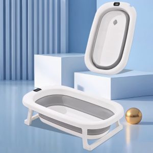 Foldable Baby Bathtub Convenient and Real-Time Temperature Non-Slip 75cm