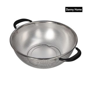 Danny Home Stainless Steel Punching Hole Basket 25.5cm