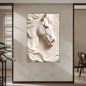 Wall Art Horse For Living Room 60x120cm