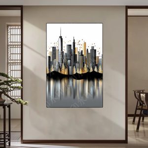 Wall Art City For Living Room 60x120cm