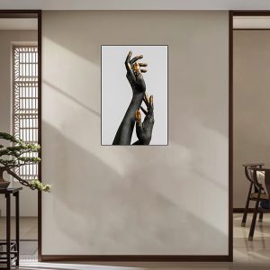 Wall Art Hands On Light For Living Room 60x80cm