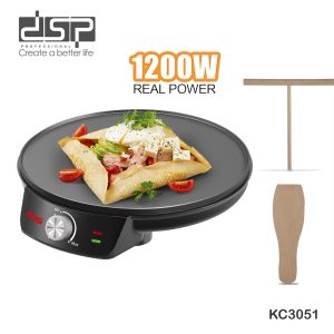 DSP LC3051,1200W Pro Crepe Maker W/ 30cm Teflon Plate