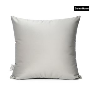 Danny Home Velvet Fabric Cushion - Light Grey 50x50cm