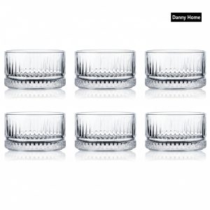 Danny Home 6-Pcs Dessert Glass Bowl Set 230ml