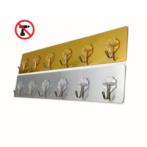 6-Hooks Heavy Duty Self Adhesive Multi-Function Hooks
