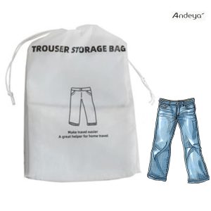 Andeya Waterproof Travel Trouser Organizer Bag – Semi-Transparent 40x30cm