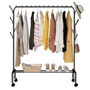 Clothes Stand with Shoe Rack with Wheels YP:603