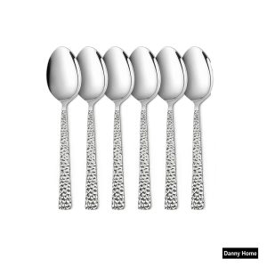 Danny Home 6-Pieces Stainless Steel Coffee Spoon Silverware Flatware