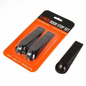 2-Pcs Door Stoppers Rubber Wedge for Bottom of Door