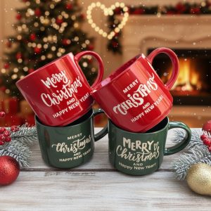 1-Pcs Christmas Coffee Mug With Gift Box