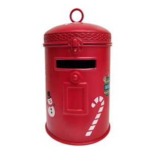 Christmas Metal Mailbox – Holiday Letter Box