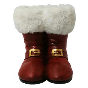 Resin Christmas Decoration Santa Boots Planter