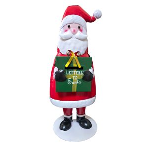 36cm Metal Christmas Santa Letter Box